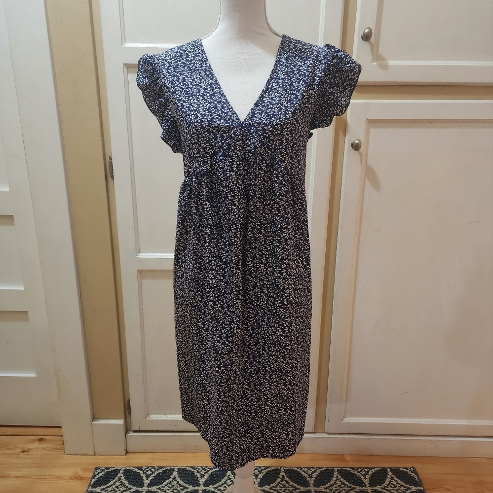RANLEGE Women's Ditsy Floral Tunic Dress NWOT - Picture 5 of 13